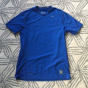 Nike men’s blue dri-fit tee, size M